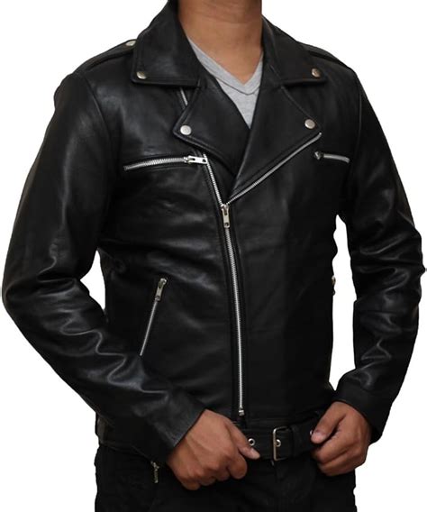 negan jacket replica|negan leather jacket brand.